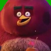 Terence Con Movimiento En Boca Y Cejas De Angry Birds De La Película